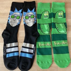 Rick and Morty socks lot washed not worn